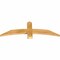 Ekena Millwork Bellingham Rough Sawn Timber Gable Bracket, Western Red Cedar, 48"W x 16"H x 2"D x 4"F, 8/12 Pitch GBW048X16X0204BEL00RWR - alternate 4